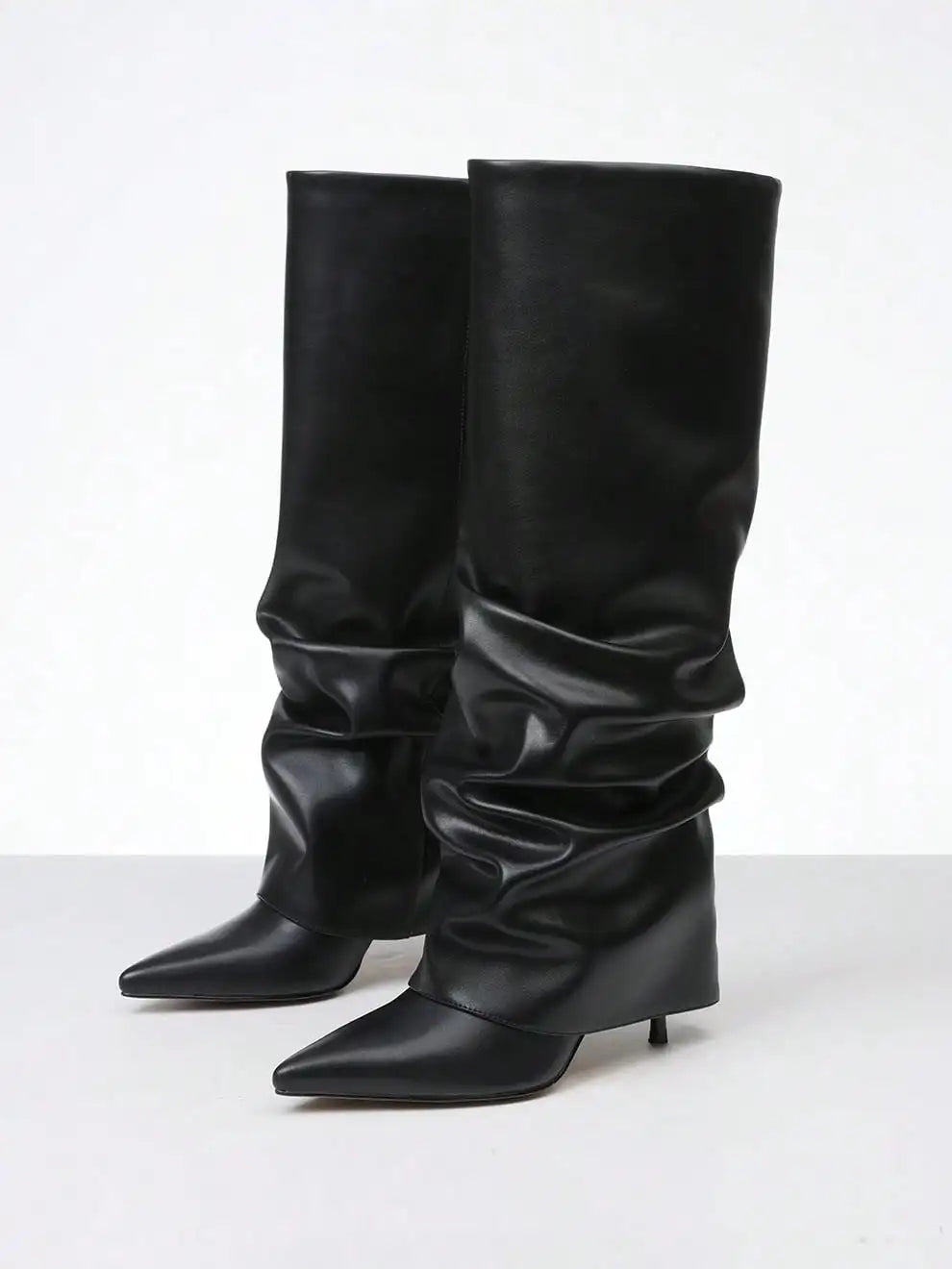 Slouchy Knee High Boots