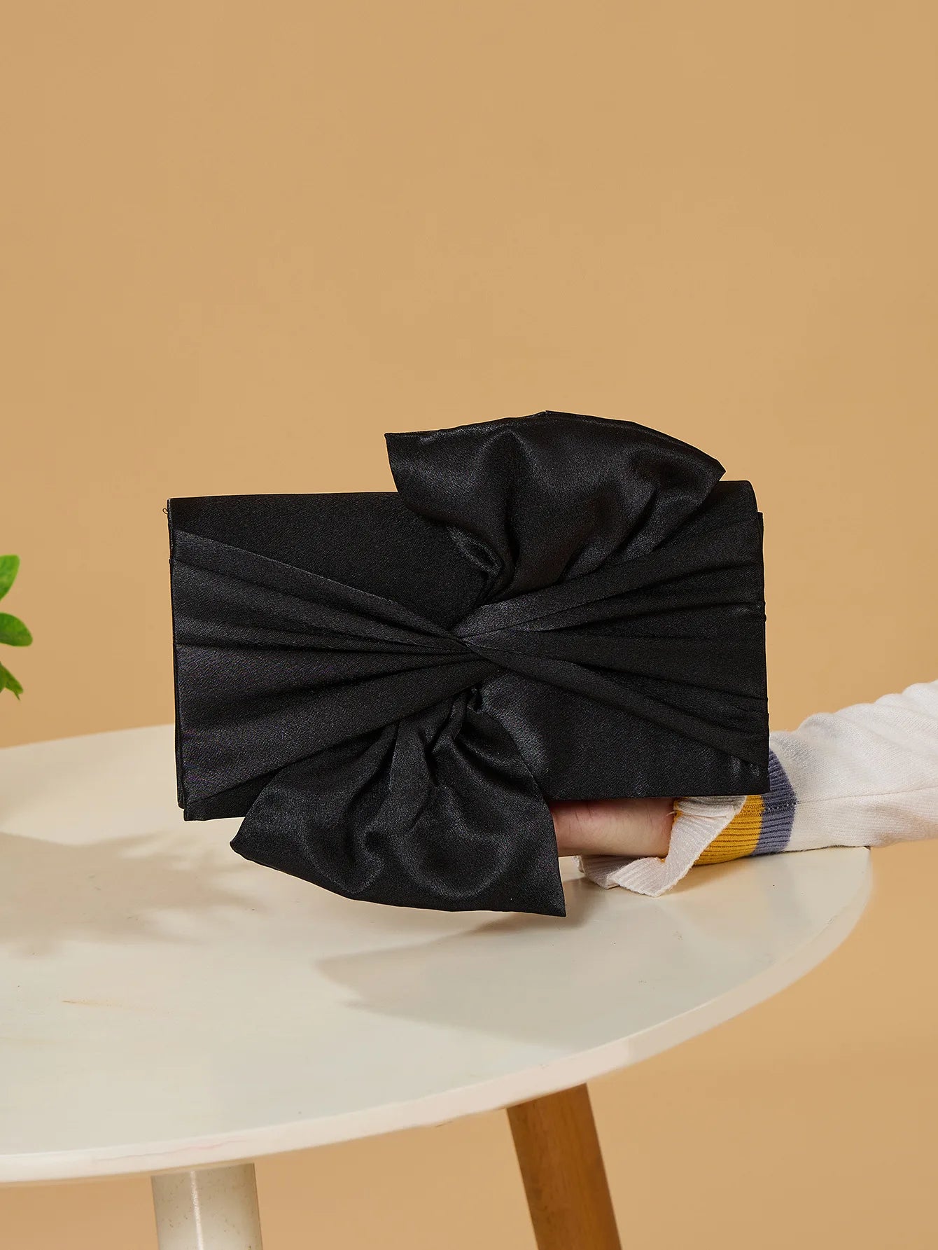 Satin Bow Purse
