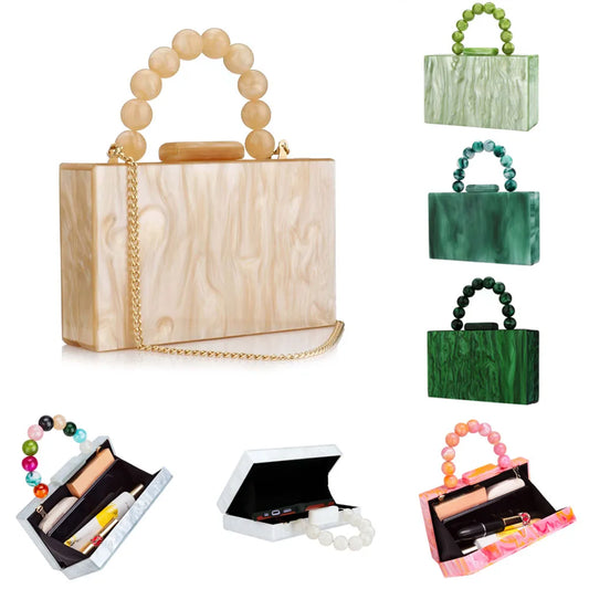 Acrylic Chain Shoulder Bag