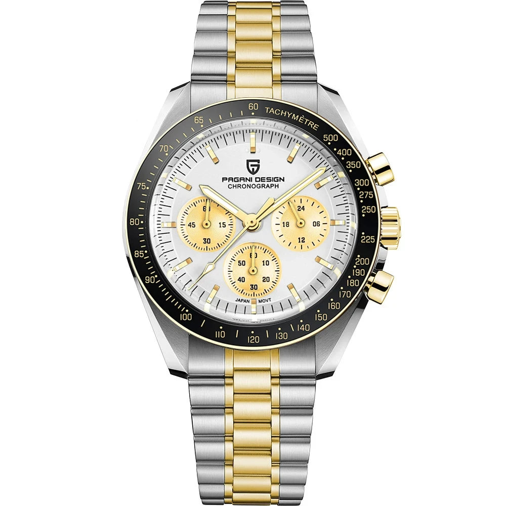 Retro Luxury Quartz Stainless Steel Watch