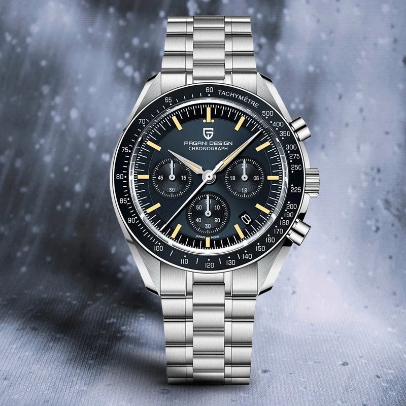 Retro Luxury Quartz Stainless Steel Watch