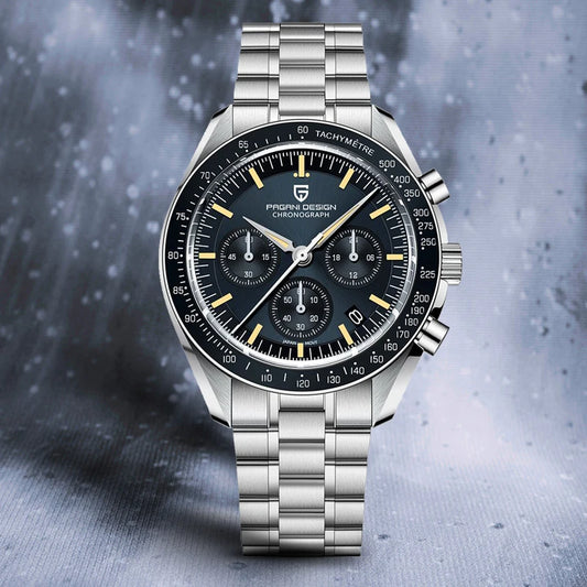 Retro Luxury Quartz Stainless Steel Watch