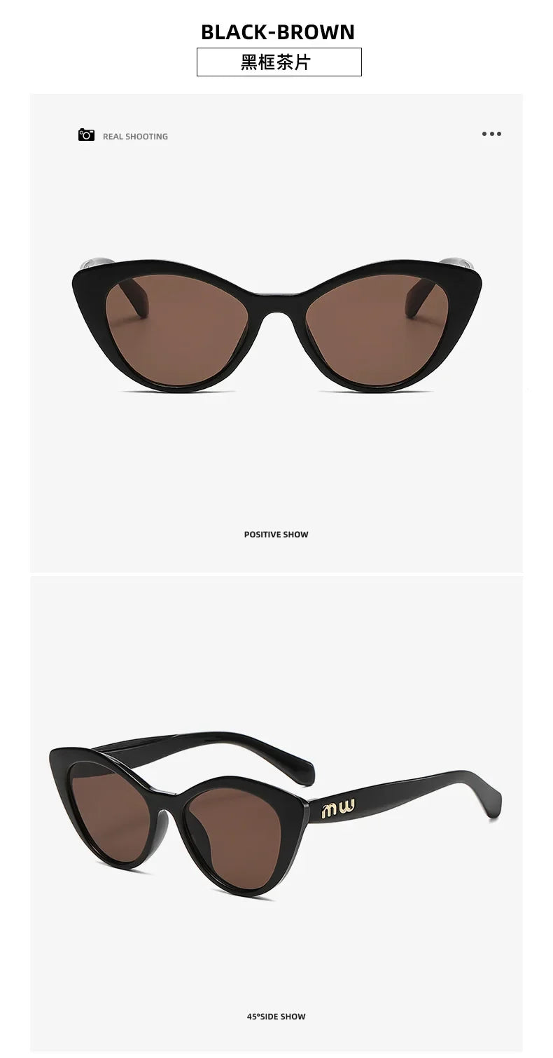 Vintage Cat Eyes Sun Glasses
