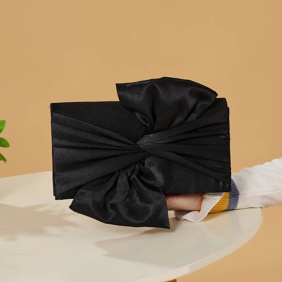 Satin Bow Purse