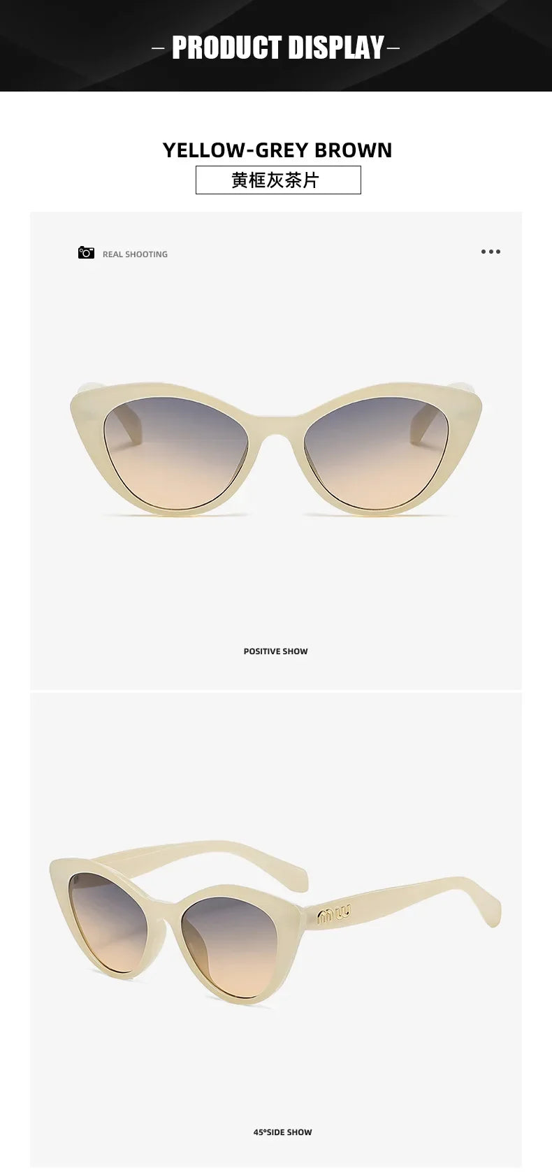 Vintage Cat Eyes Sun Glasses