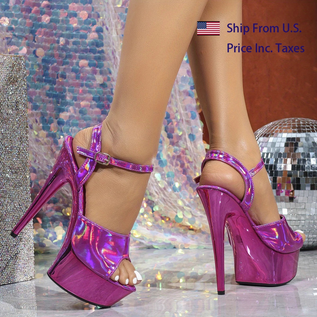 Nightclub Narrow High Heels