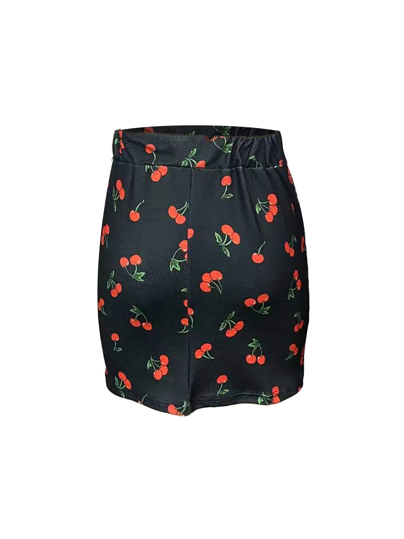 Elastic Waist Half Skirt