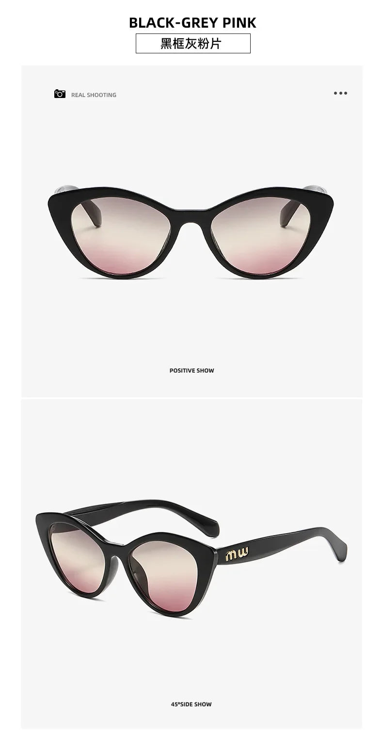 Vintage Cat Eyes Sun Glasses