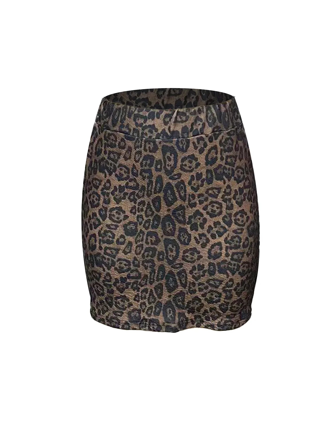 Elastic Waist Half Skirt