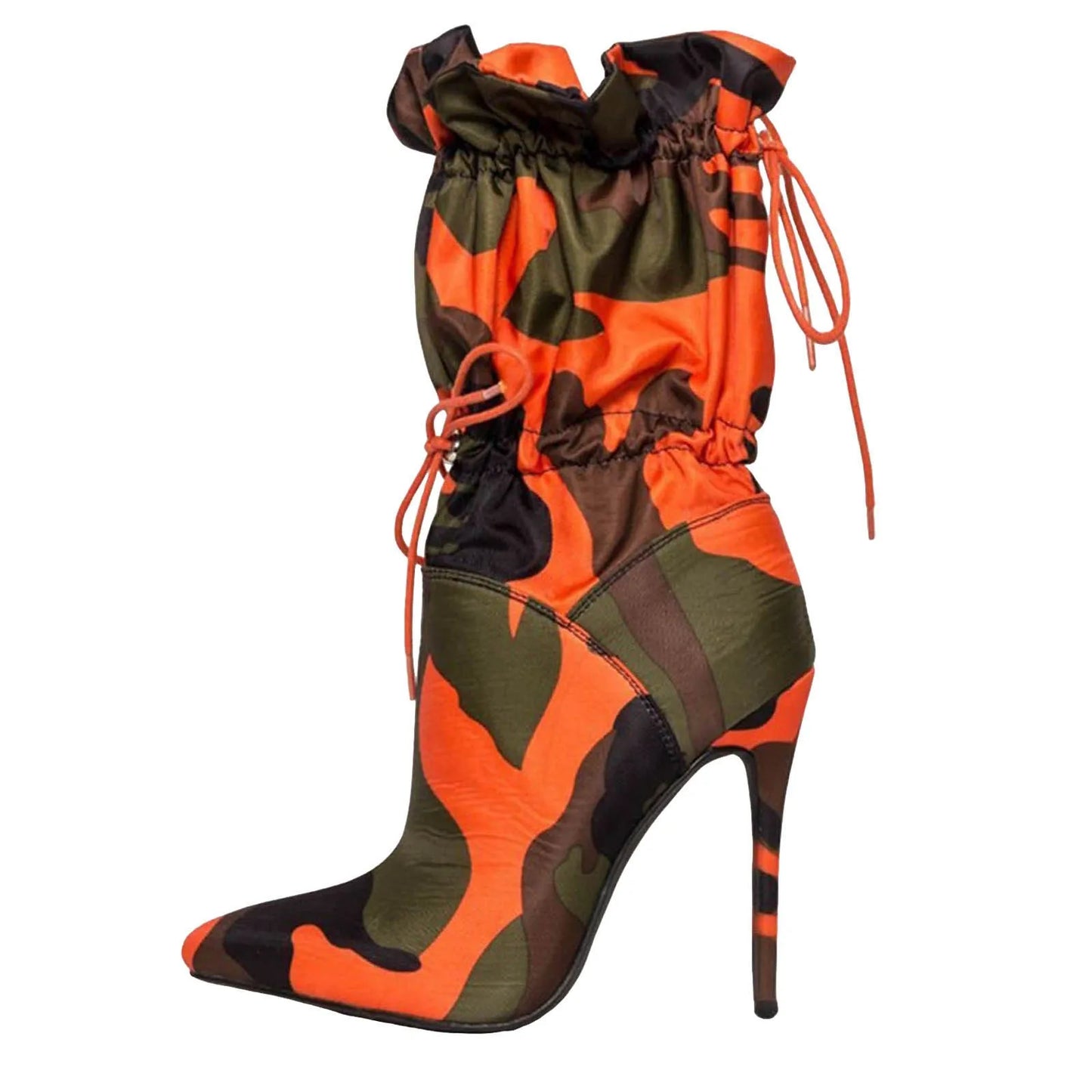 Stiletto Print Ankle Boots