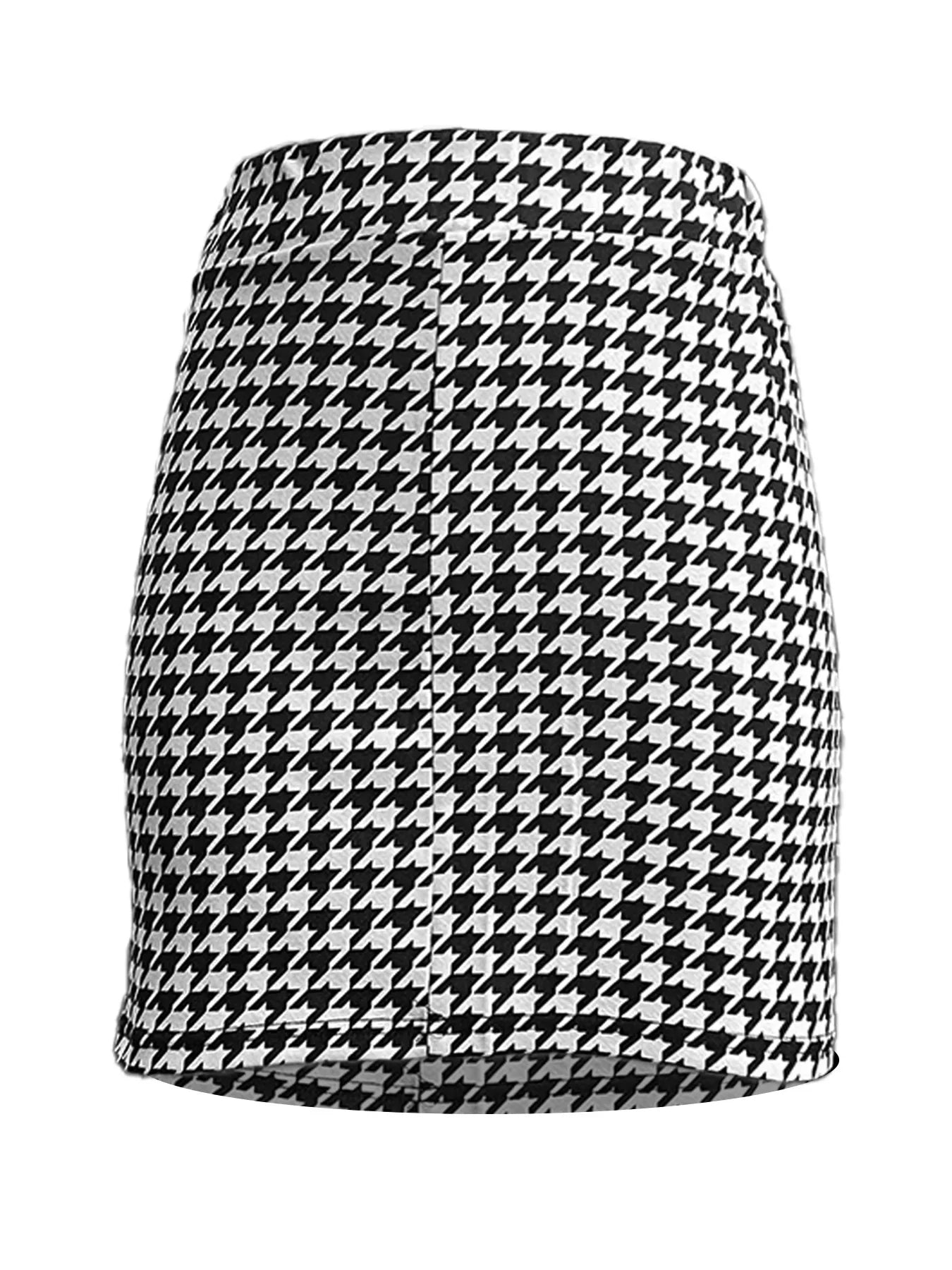 Elastic Waist Half Skirt