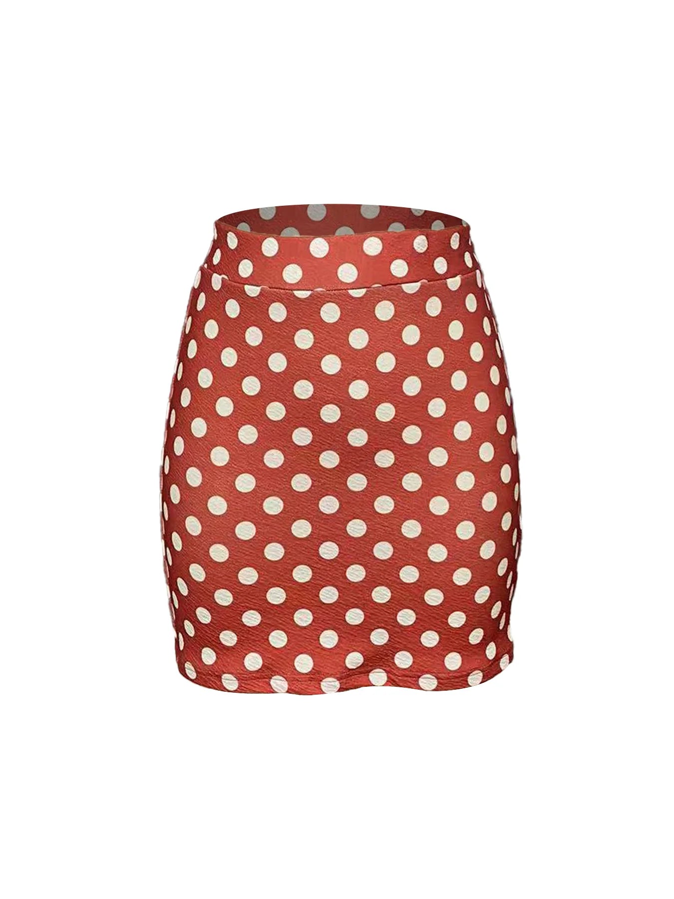 Elastic Waist Half Skirt