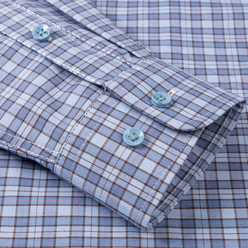 11XL Fits 160KG 10XL Big Tall Hot Sale Oxford 100% Cotton Man Shirts Long Sleeve with Stripes Business Casual Work White Shirt