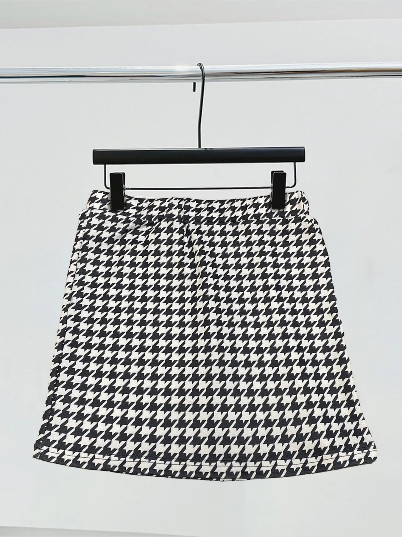 Elastic Waist Half Skirt