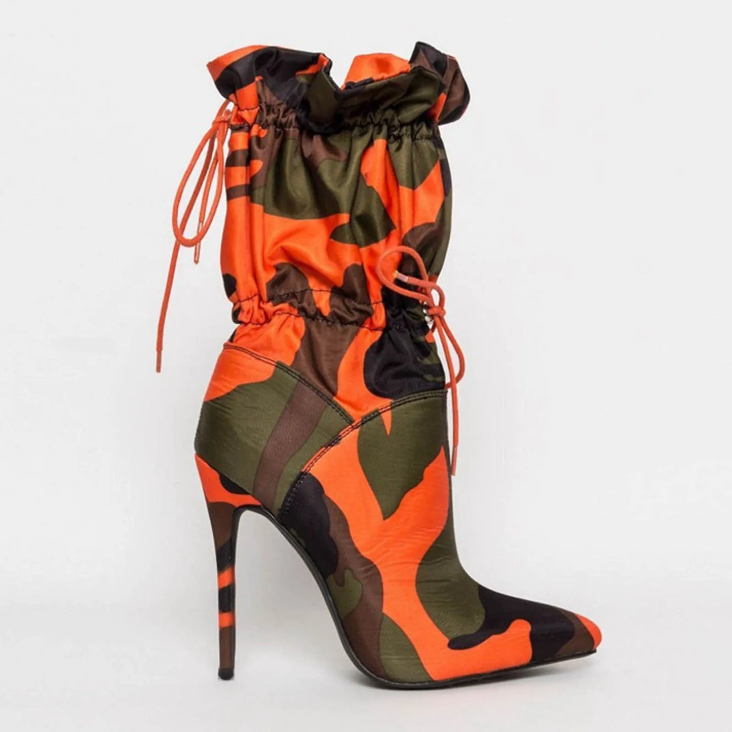 Stiletto Print Ankle Boots