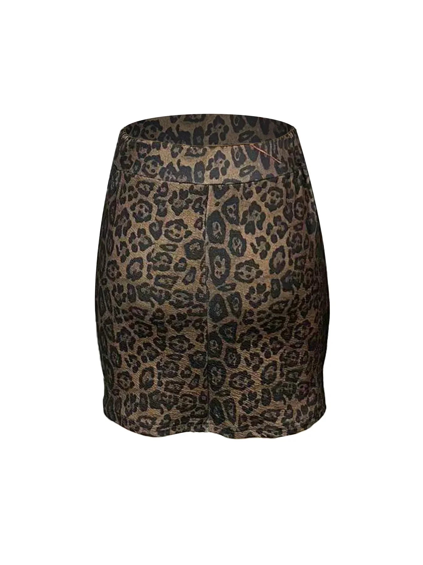 Elastic Waist Half Skirt