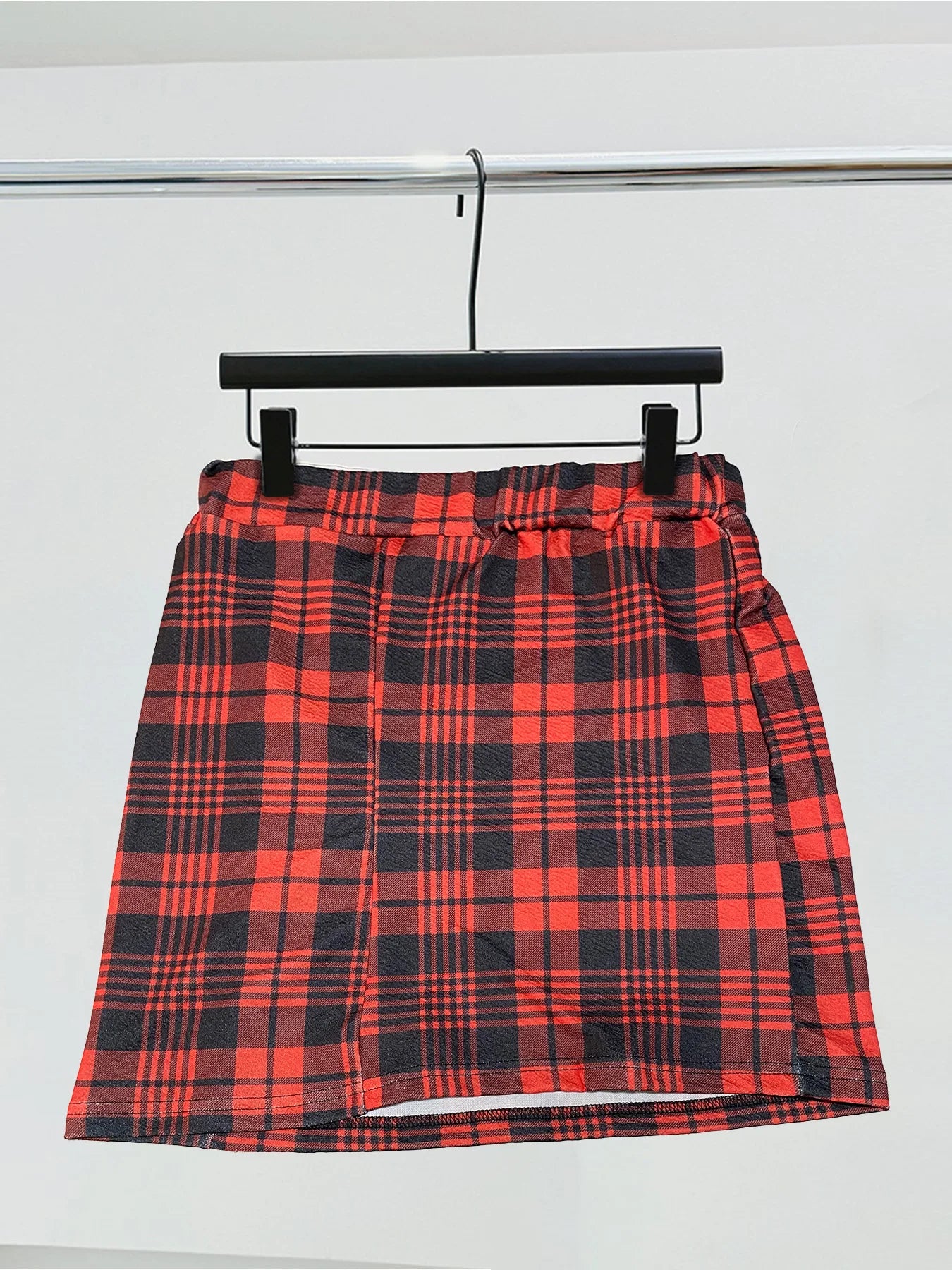 Elastic Waist Half Skirt