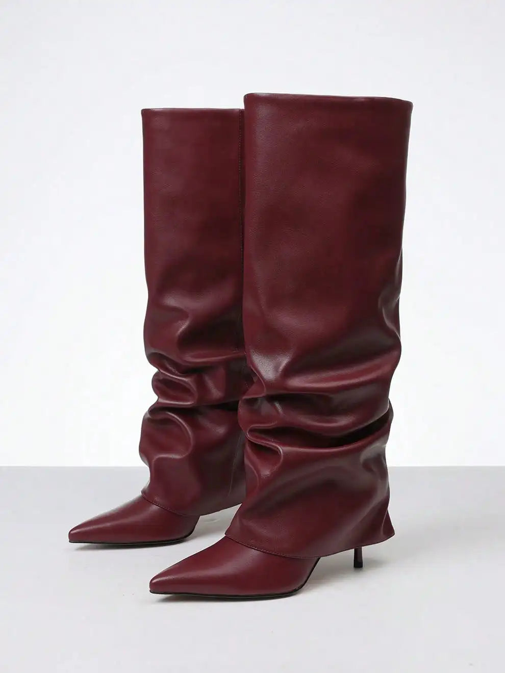 Slouchy Knee High Boots