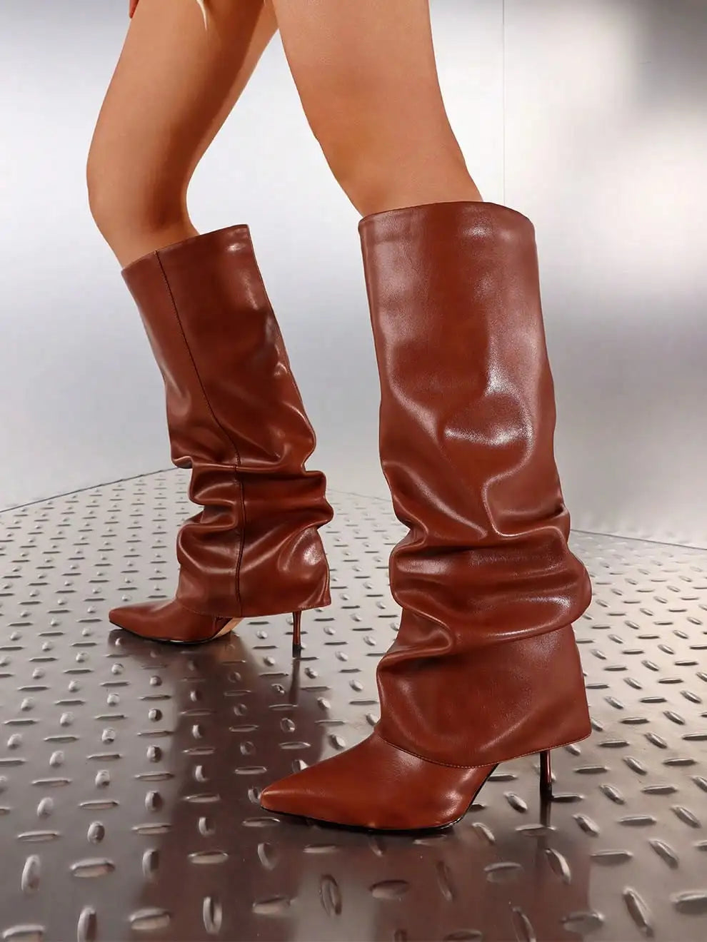 Slouchy Knee High Boots