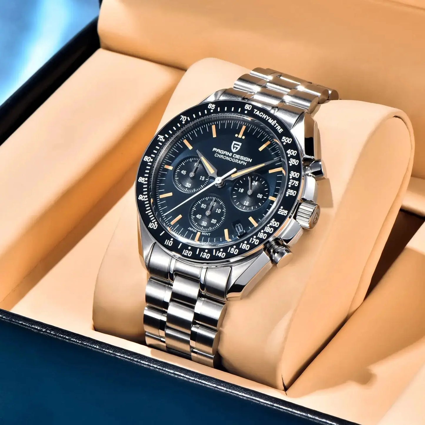 Retro Luxury Quartz Stainless Steel Watch