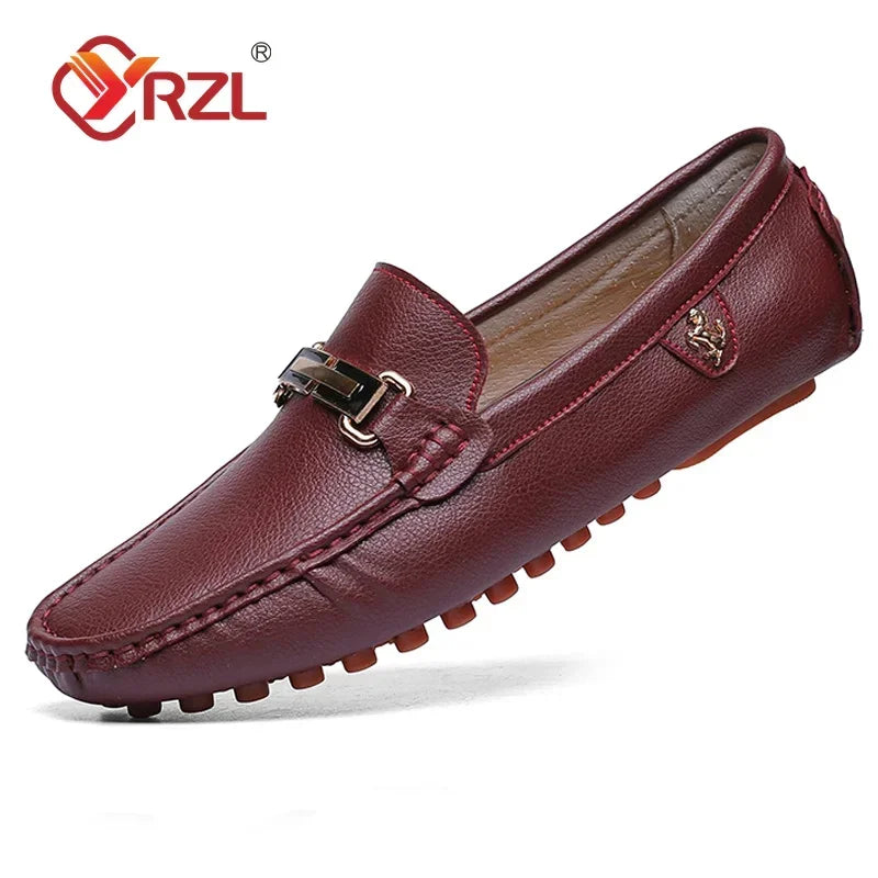 Comfy Slip-On Leather Loafer
