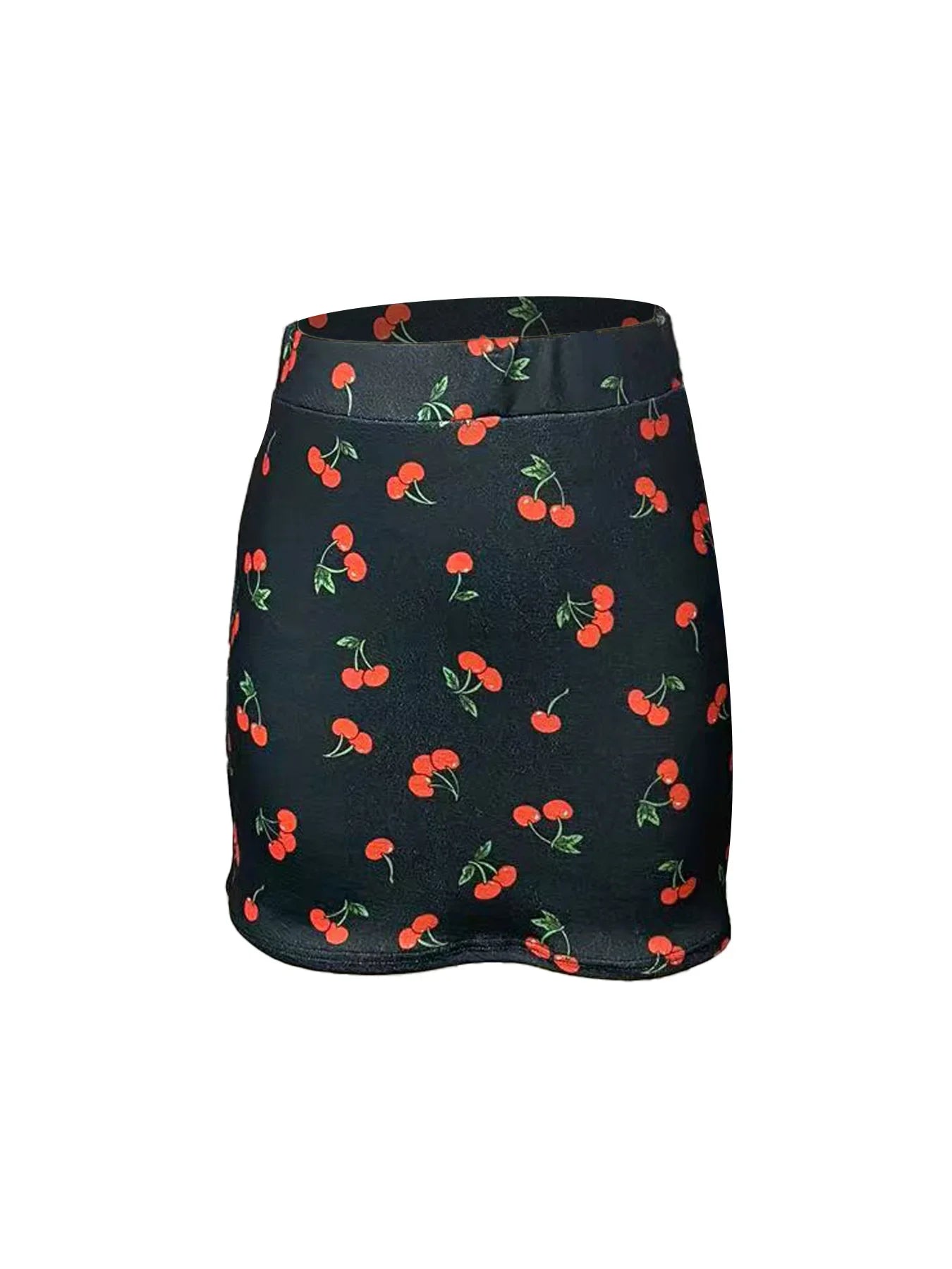 Elastic Waist Half Skirt