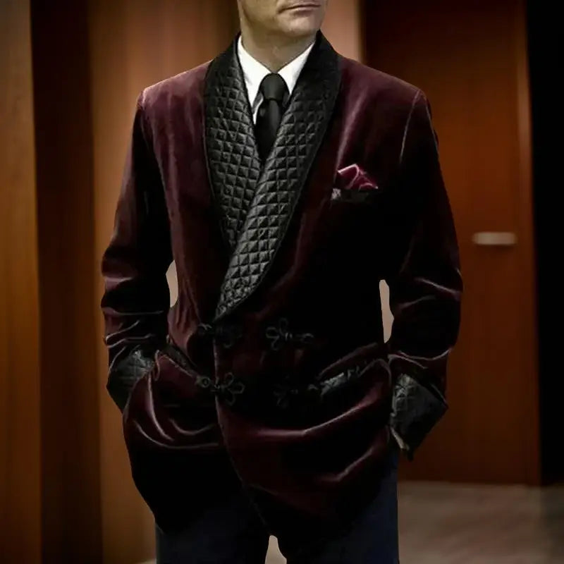 1 Piece Velvet Blazer